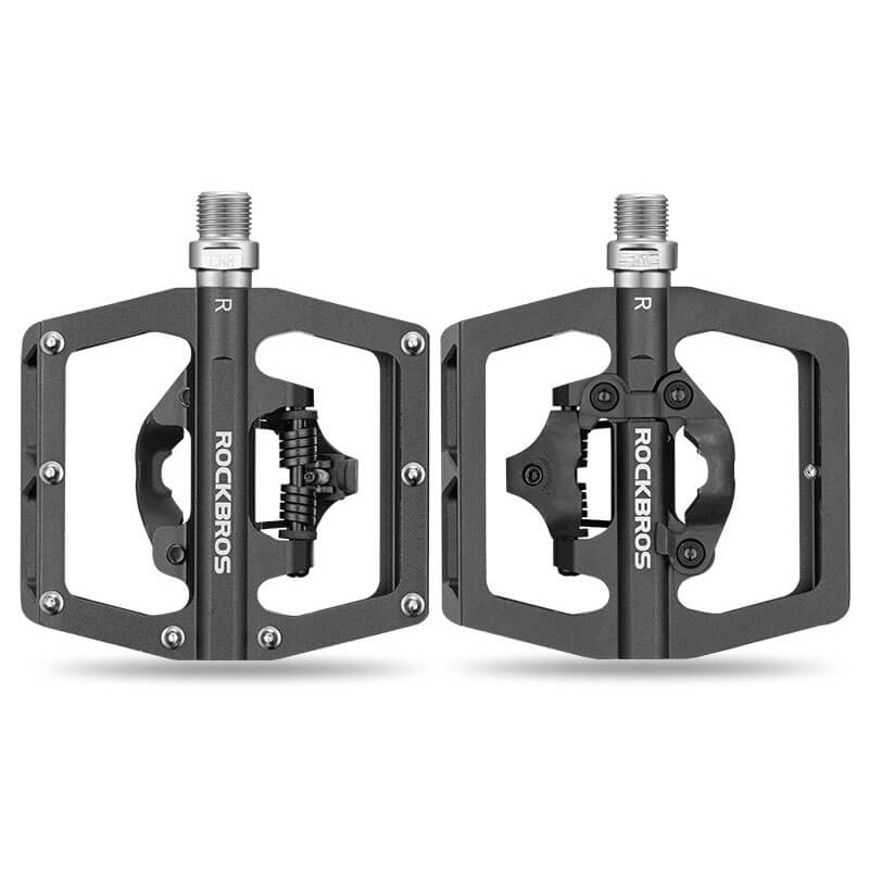 MTB Dual Function Pedals Clipless & Flat Platform with Sealed Bearings