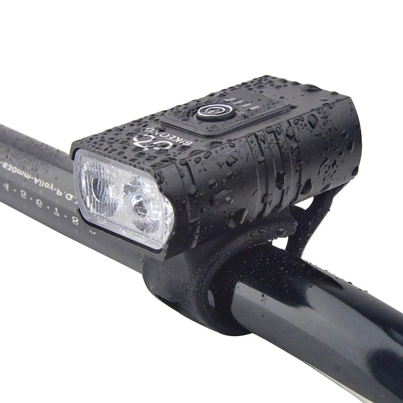 Bike Light 1000LM T6 LED USB Rechargeable Headlight Torch for Cycling