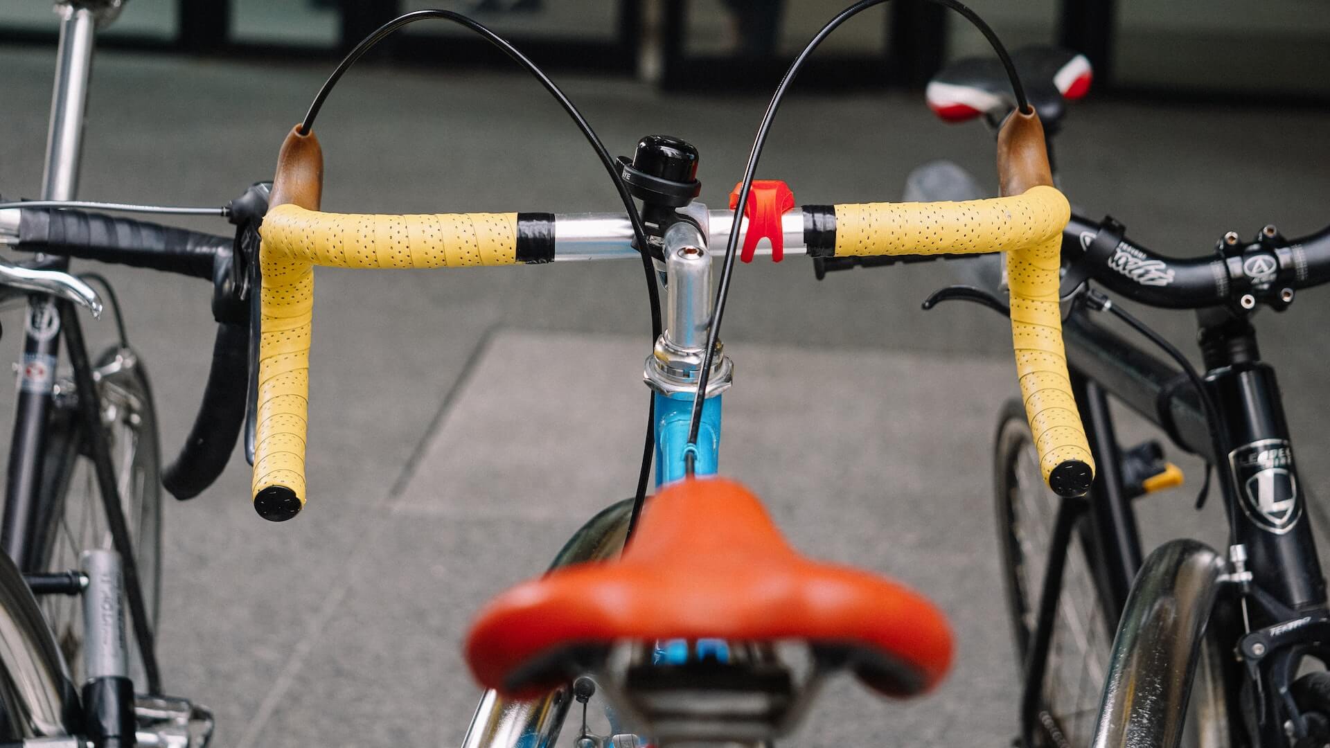 installing bike handlebars