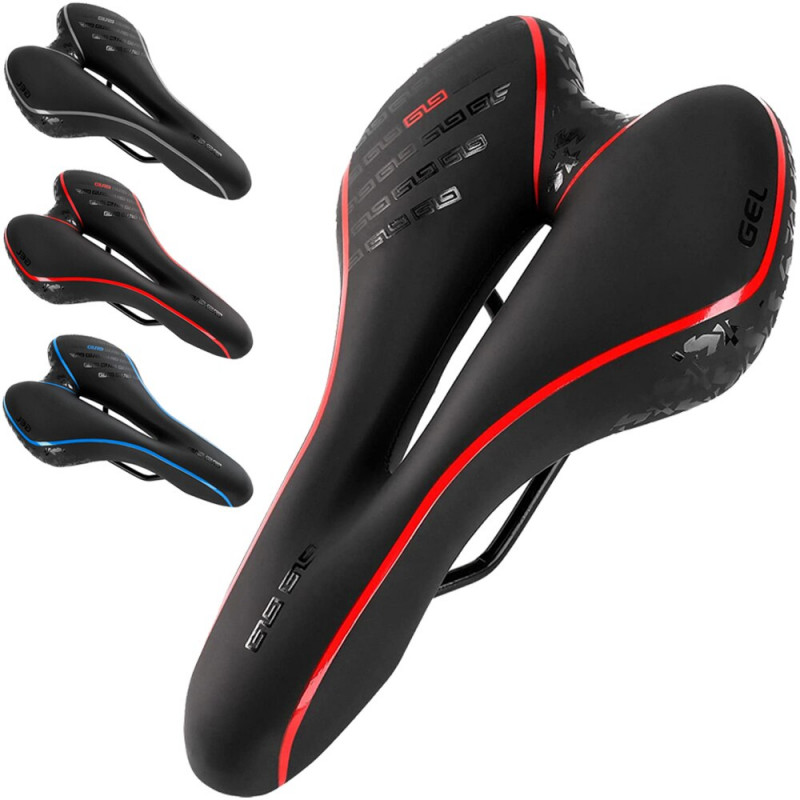 Comfortable Gel MTB Bike Seat  - Soft Cycling Cushion Saddle